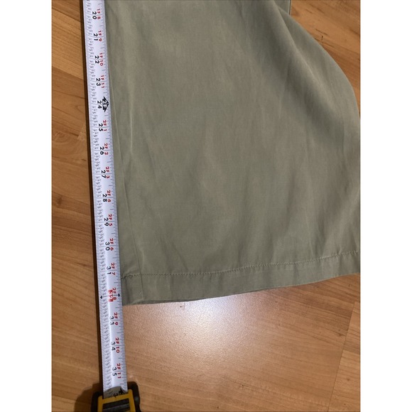 Madewell The Harlow Wide-Leg Pant Drapey Twill Women's 12T Casual Light Green - Picture 7 of 10